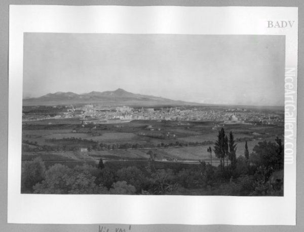 Panorama of Rome, part III Oil Painting by Friedrich Loos