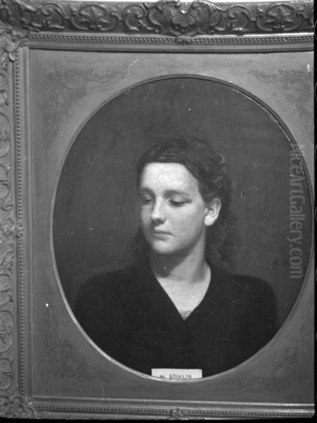 Frauenportrat Oil Painting by Arnold Bocklin
