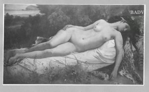 Liegender Weiblicher Akt (schlafende Diana)