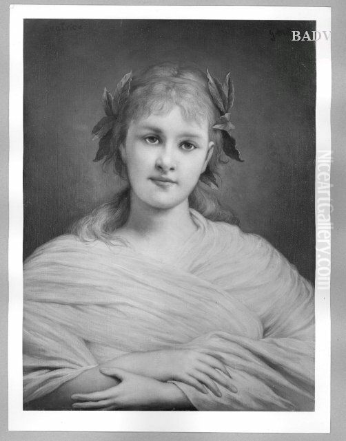 Beatrice Oil Painting by Gabriel von Max