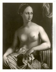 Female nude, half figure