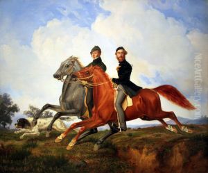 Two Galloping Riders