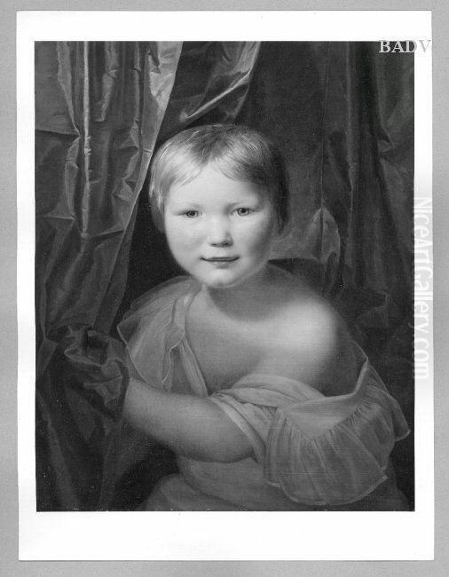 Kinderportrat Oil Painting by Ferdinand Georg Waldmuller