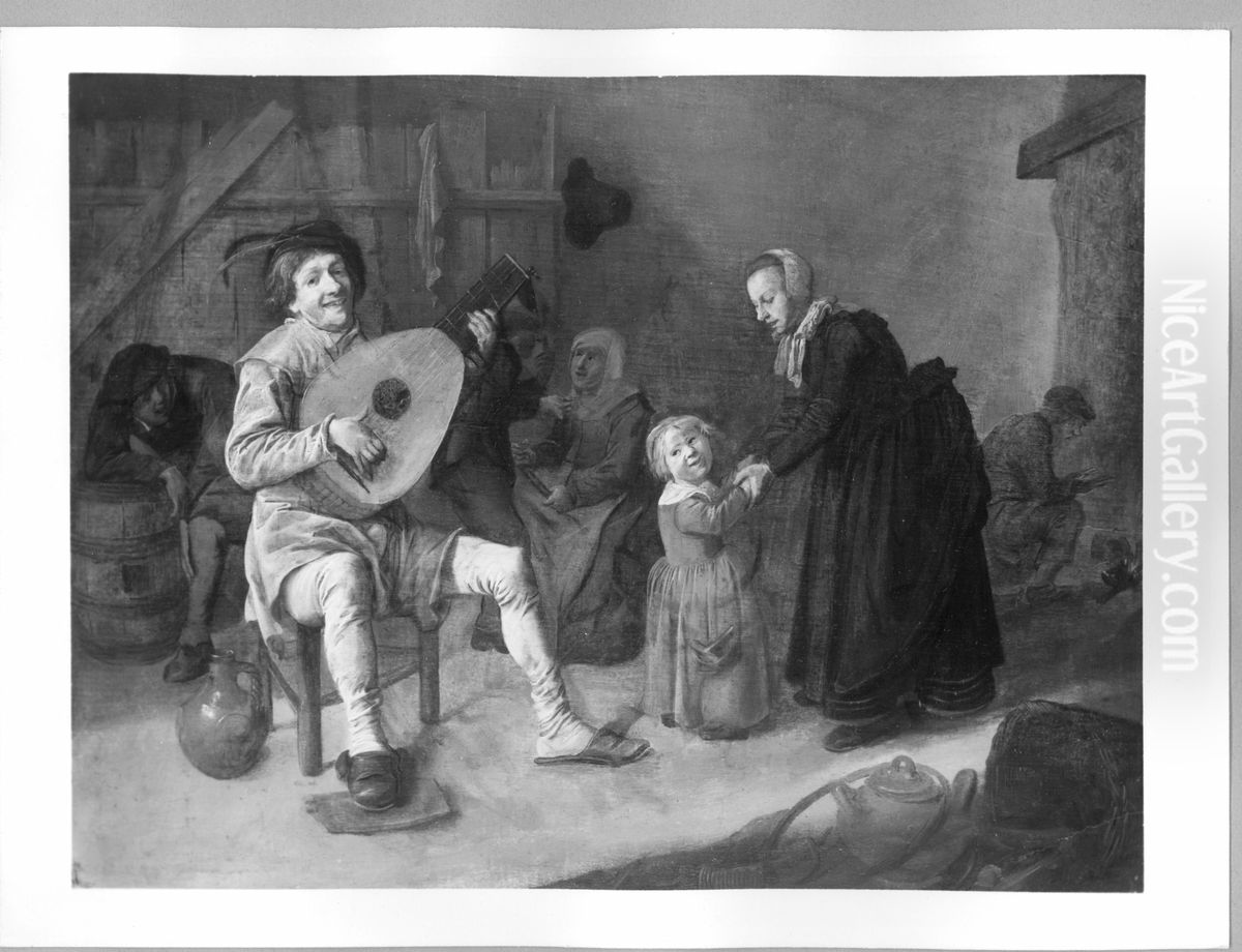 family group Oil Painting by Jan Miense Molenaer