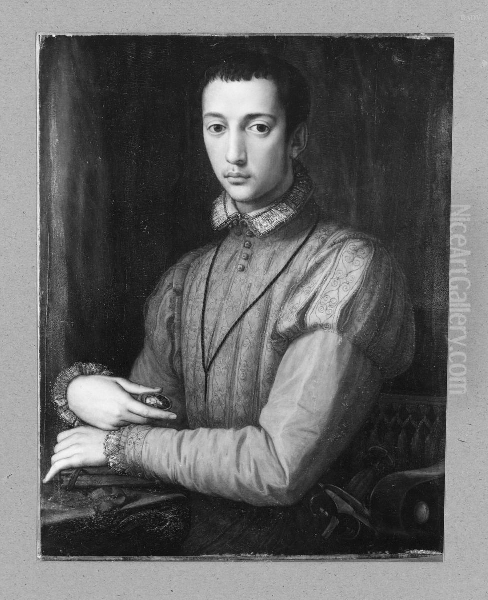 Portrat des Francesco Medici Oil Painting by Bronzino