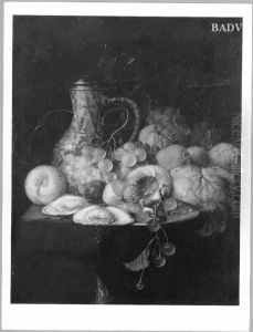 Stillleben mit Krug und Fruchten