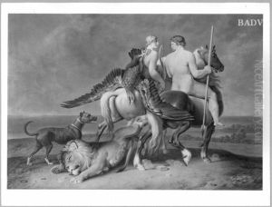 Allegorie, Uberlegenheit der Menschen uber die Tierwelt