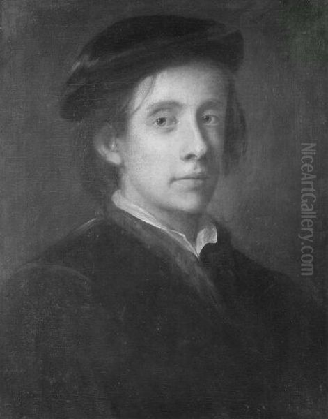 Portrat (Ernst) von Liphart Oil Painting by Lenbach Franz Von