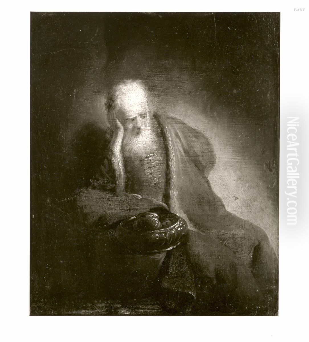 Der Prophet Jeremias Oil Painting by Gerbrand Van Den Eeckhout