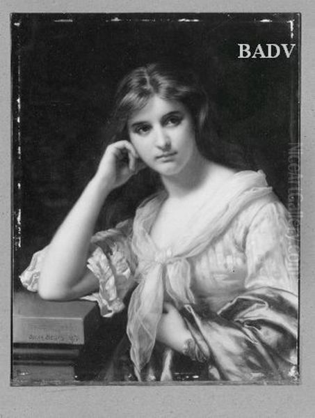Madchenportrat Oil Painting by Oscar Begas