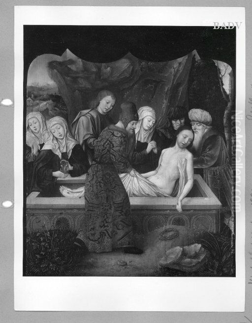 Grablegung Christi Oil Painting by Lucas Cranach the Elder