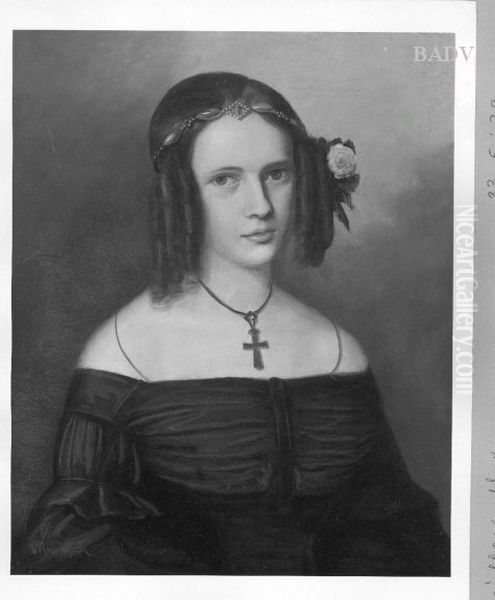 Portr. of Princess Adelgunde of Bavaria Oil Painting by Wilhelm von Kaulbach