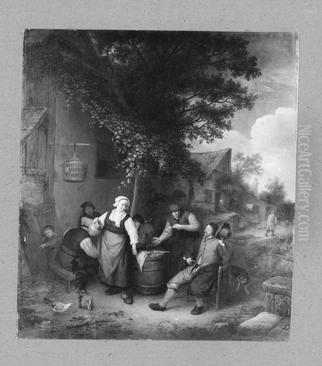 Bauernschenke Oil Painting by Adriaen van Ostade