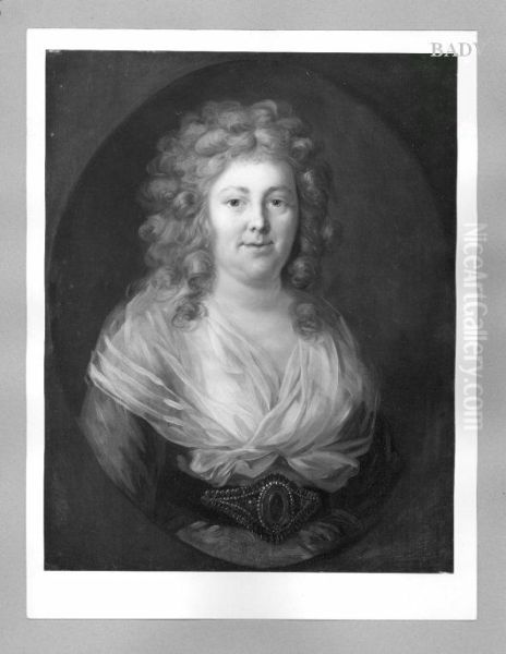 Portr. of the Queen Friederike Luise of Prussia Oil Painting by Anton Graff