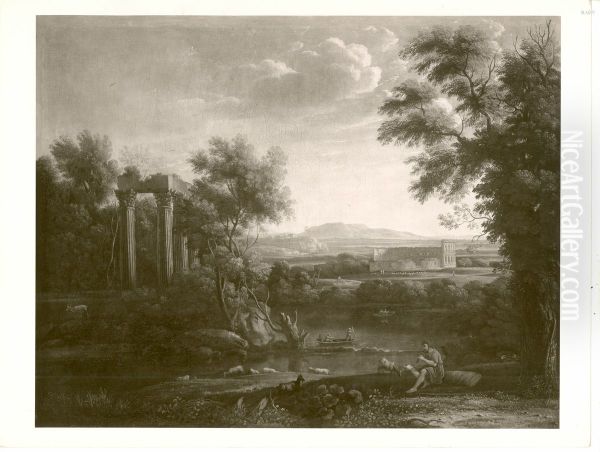 heroic landscape Oil Painting by Claude Lorrain (Claude Gellee)