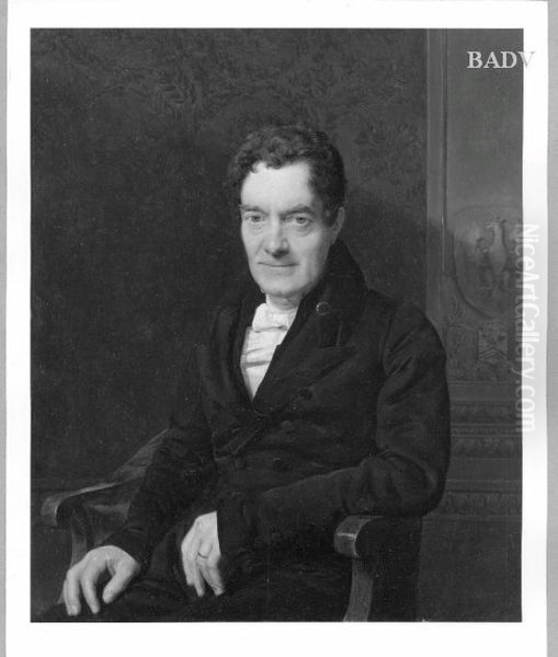 Portrat des Burgermeisters von Frankfurt, G.F. v. Guaita Oil Painting by Ferdinand Georg Waldmuller Portrat des Burgermeisters von Frankfurt, G.F. v. Guaita Oil Painting by Ferdinand Georg Waldmuller