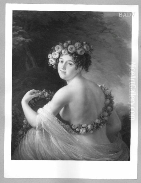 Nymphe Oil Painting by Anton Einsle