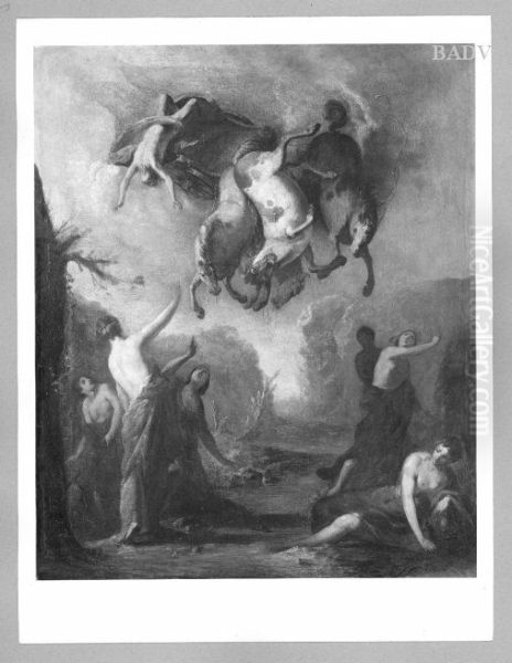 Sturz des Phaeton Oil Painting by Johann Heinrich Schonfeld