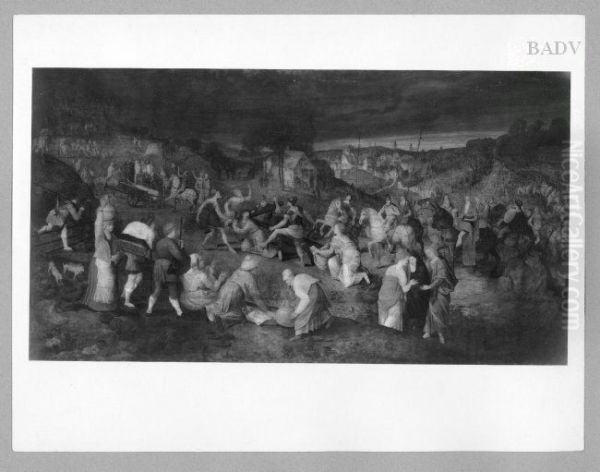 Kreuztragung Oil Painting by Pieter Brueghel the Elder