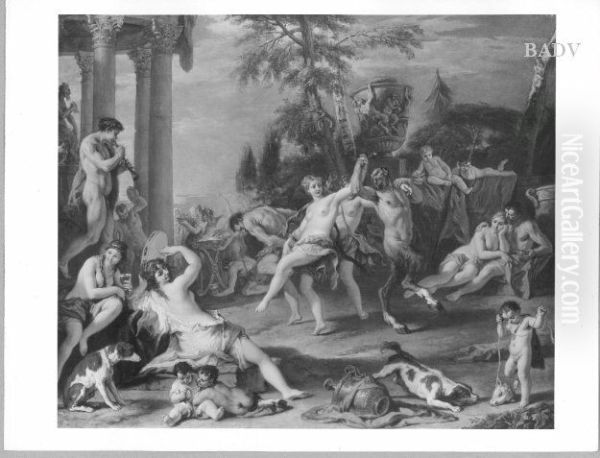 Bacchanal Oil Painting by Sebastiano Ricci
