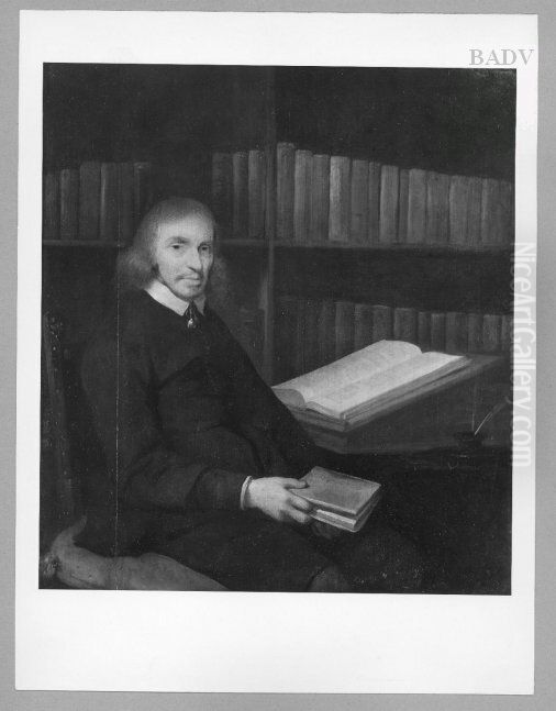 man sitting in library Oil Painting by Gerard ter Borch the Elder