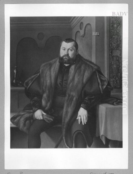 Bildnis Sigmund von Baldinger Oil Painting by Georg Pencz