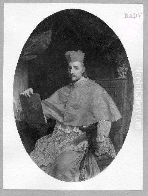 Portrait of a cardinal Oil Painting by Anton von Maron