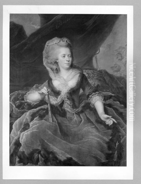 Madame Victoire (Tochter Ludwigs XV.) Oil Painting by Johann Ernst Heinsius