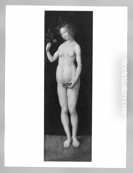 Eva Oil Painting by Lucas Cranach the Elder