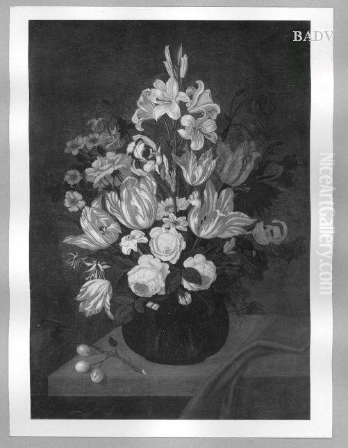 Sill- life with flowers Oil Painting by Bartholomeus Assteyn