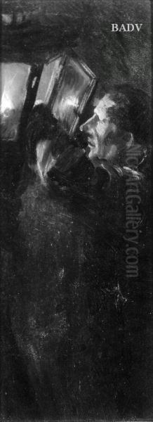 Laternenanzunder Oil Painting by Adolph von Menzel
