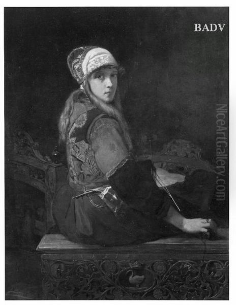 portrait of a woman Oil Painting by Christoffel Bisschop