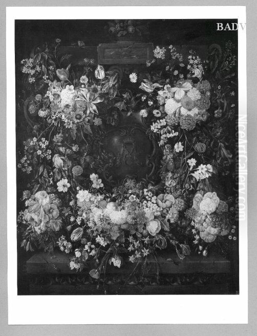 flower - piece Oil Painting by Daniel Seghers