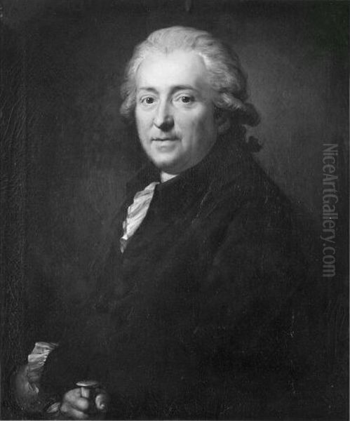 Herrenbildnis (Herr Schachmann) Oil Painting by Anton Graff