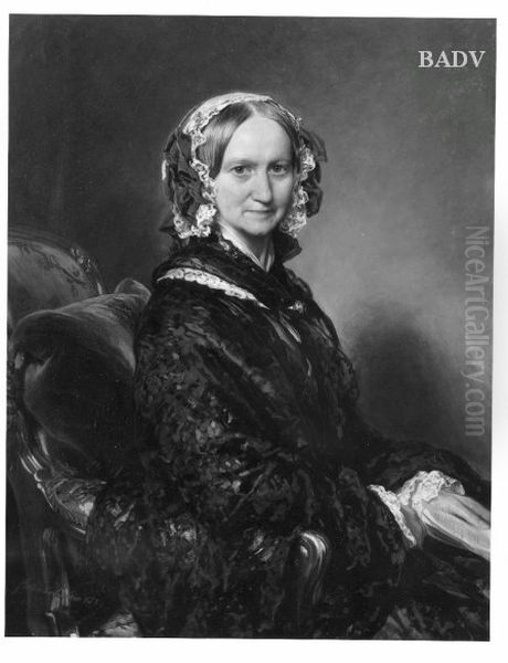 Portrait of an old lady Oil Painting by Franz Xavier Winterhalter