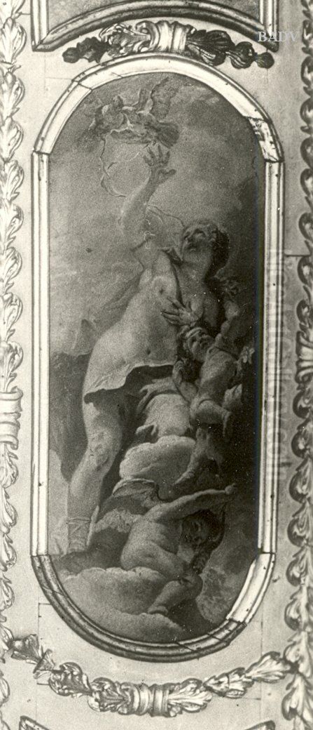 Die olympischen Gotter, Deckengemalde in neun Teilen Oil Painting by Sebastiano Ricci