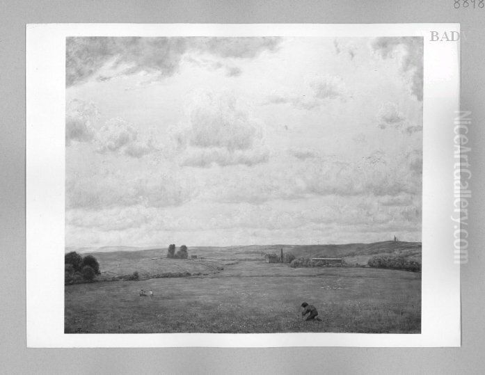 landscape Oil Painting by Hans Thoma