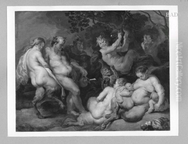 trunkener Silen Oil Painting by Peter Paul Rubens