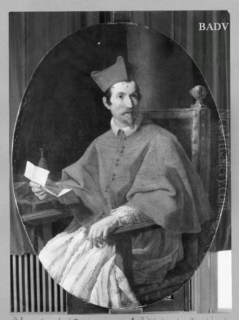 Bildnis eines Kardinals (Barberini) Oil Painting by Carlo Maratta or Maratti