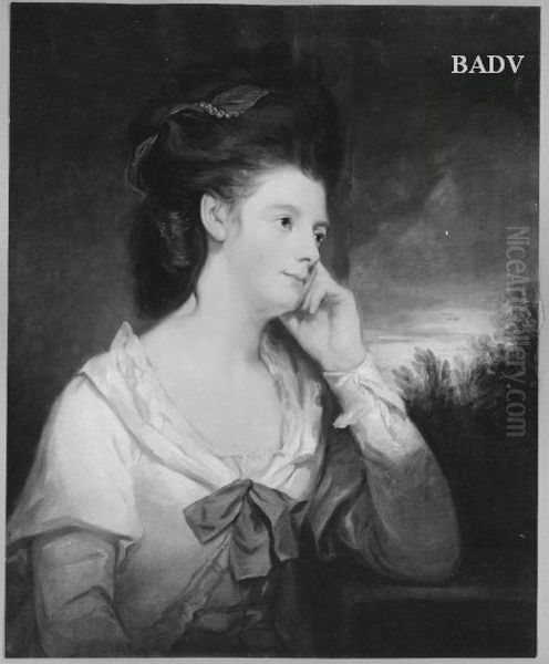 Portrat der Mrs. Beresford Oil Painting by George Romney