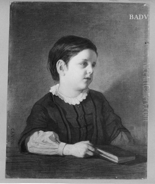 portrait of a boy Oil Painting by Hans Canon