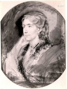 Portrait of Mrs. Cosima Wagner