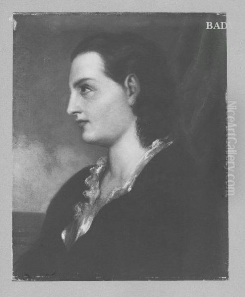 Portrat Emma Griepenberger Oil Painting by Carl Heinrich Rahl