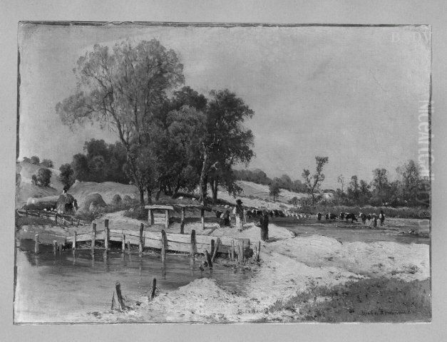 Landschaft mit Staffage Oil Painting by Theodor von Hormann