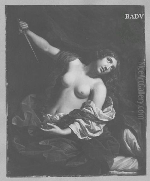 (Tod der) Lucretia Oil Painting by Francesco Trevisani