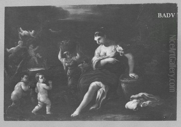 Allegory of fall Oil Painting by Luca Giordano