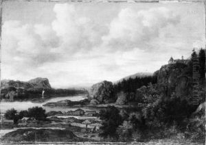 Norwegische Flusslandschaft