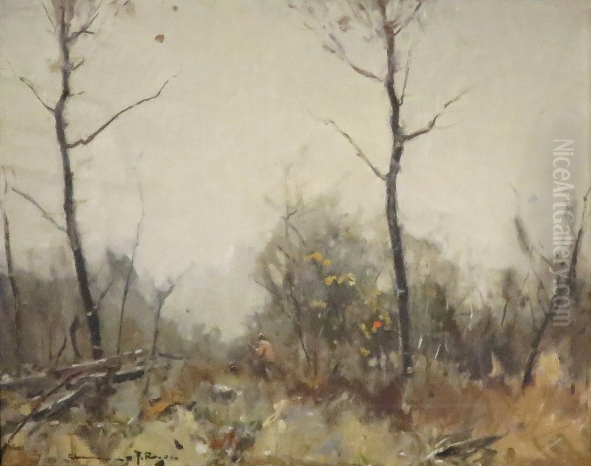 The Hunter Oil Painting by Chauncey Foster Ryder