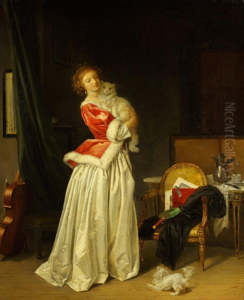 The Triumph of Minette Oil Painting by Marguerite Gerard