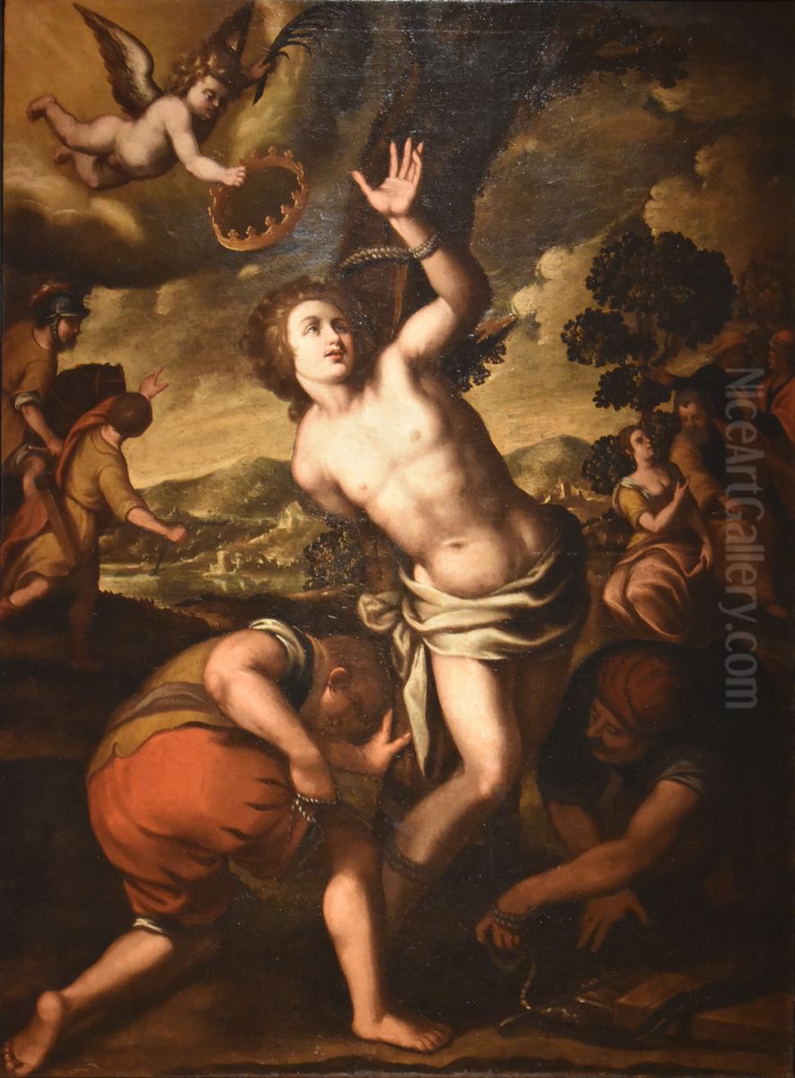 Saint Sebastien Oil Painting by Antoni Guerra the Younger